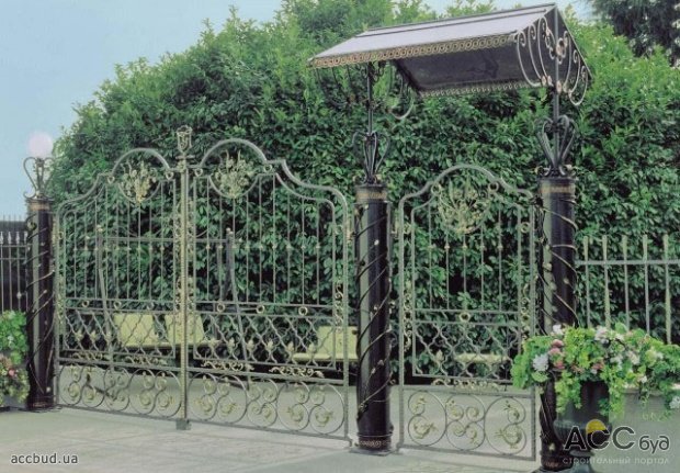 фото кованных ворот